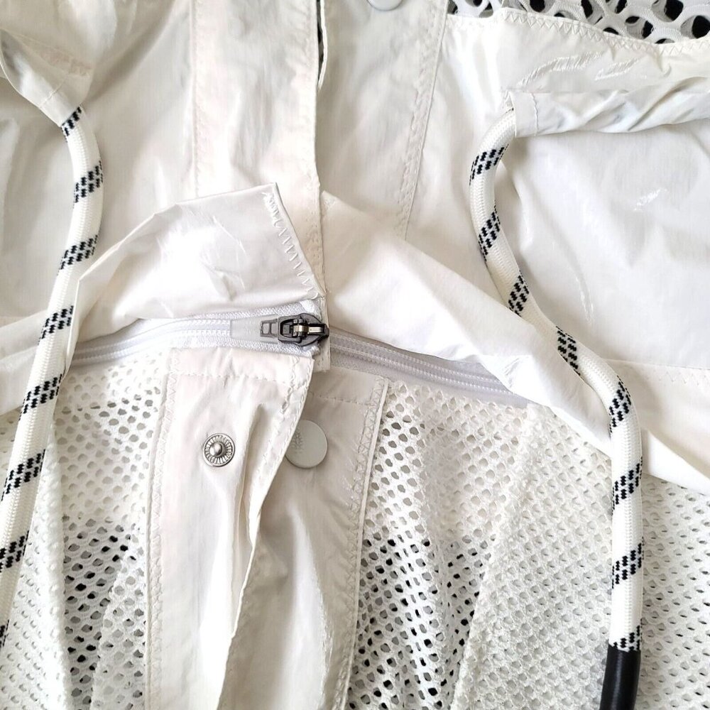 Free People FP Movement Under The Sea Mesh Maxi Parka XS Convertible White NWT - Picture 5 of 10